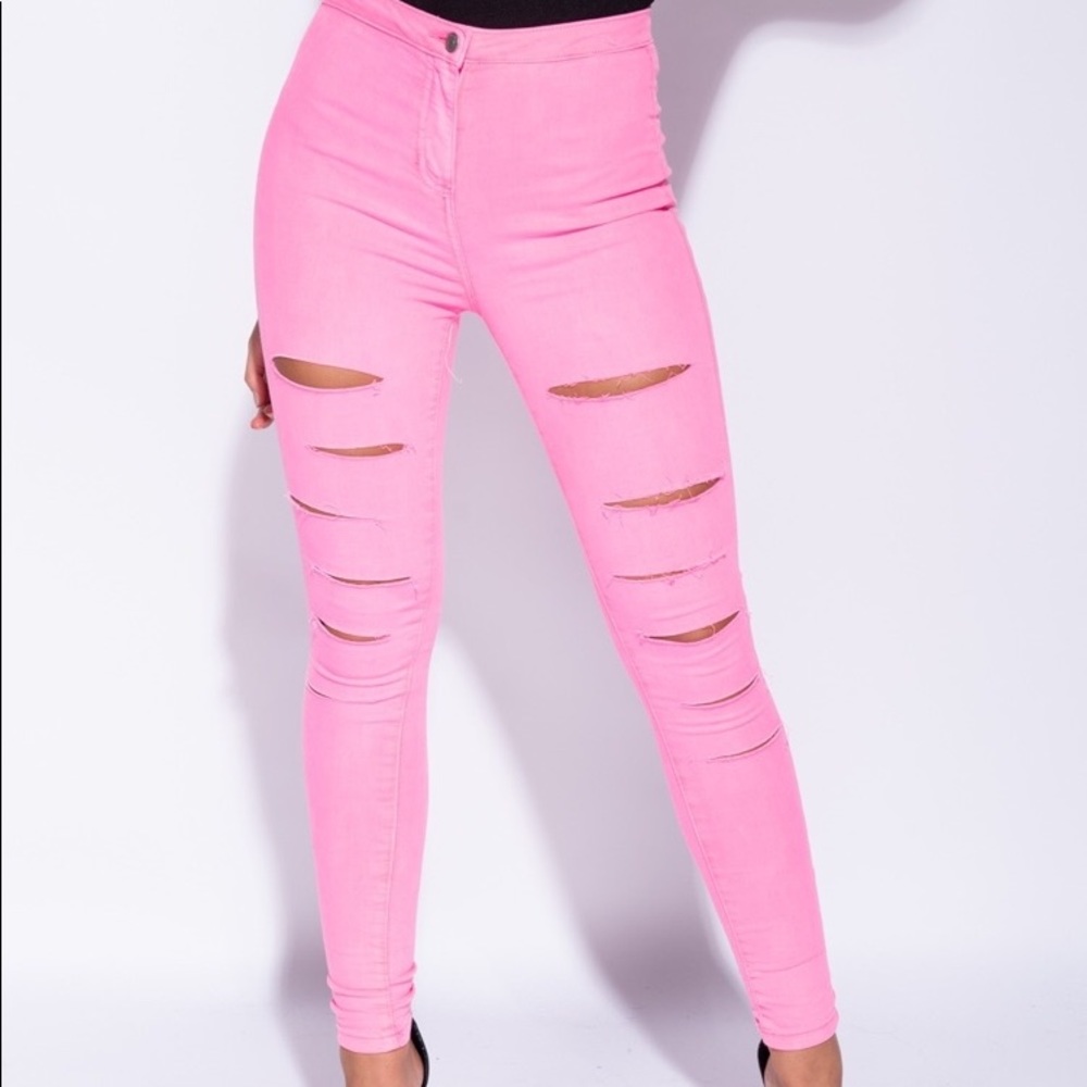 πΈ LAST ONE Neon Barbie Jeans - Picture 3 of 8